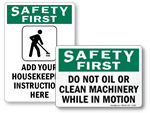 Safety First Labels