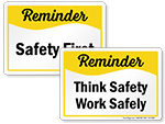 Safety Reminder Signs