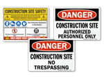 Construction Site Signs