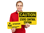 Static & Grounding Labels & Sign