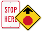STOP Ahead Signs