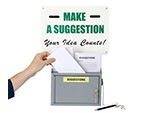 Suggestion Boxes & Signs