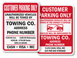 Customer Parking Only