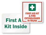 First Aid Signs for Trucks