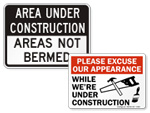 Under Construction Signs