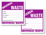 Universal Waste Labels