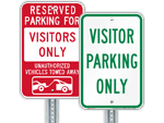 Visitor Parking Signs