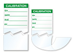 High Bonding Adhesive Wrap Around Calibration Labels  can be Wrapped Snugly Around Small Pipes, Tubes and Other Odd Objects.