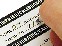 With Countless Sizes, Write On Vinyl Calibration Labels Help Display Vital Calibration Information on Sensitive Calibrated Equipments.