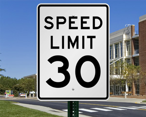 Speed Limit 30Mph Sign