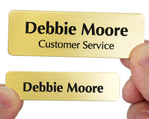 Bugle Name Badges