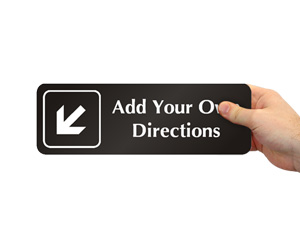 Custom Directional Engraved Signs