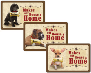 Welcome Personalized Dog Doormat DM-PT185 — CUSTOMA2Z
