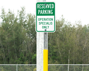 Custom parking signs