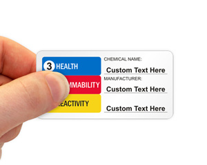 Custom Nfpa Chemical Label