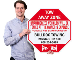 Tow Company Signs