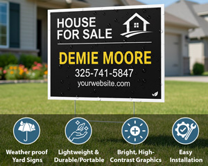 Custom Yard Signs Product Features