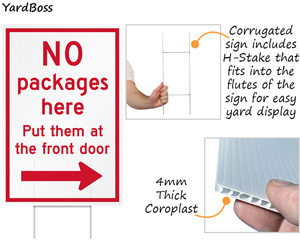 Custom Lawnboss Sign Kit