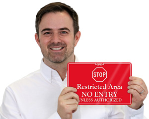 Designer Authorized Personnel Signs