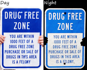 Drug Free Area Signs