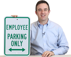 Employee Parking Only Sign