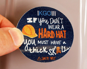 Helmet Rescue Sticker