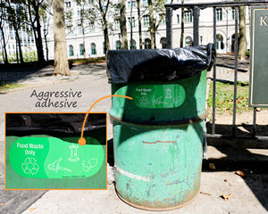Food waste stickers