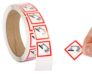 Corrosive Labels