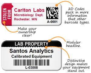Laboratory Barcode Labels