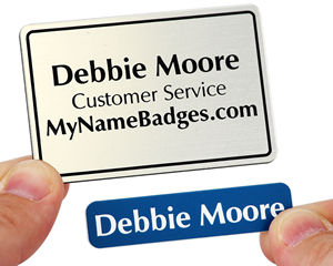 Custom Laser Engraved Name Badges