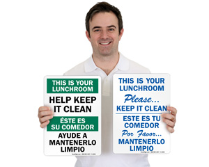 Lunchroom Sign