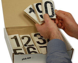 Numbers for Placards