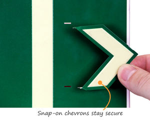 Photoluminescent  aluminum arrows