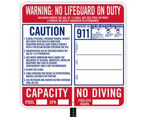 Pool Signs