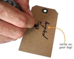 Recycled Paper Tags