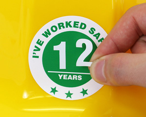 Safety Award Hard Hat Sticker