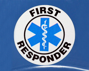 Emergency Responder Sticker