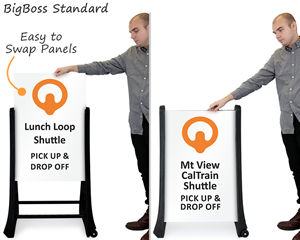 Custom A-Frame Sandwich Board Signs