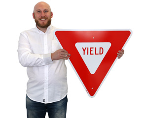 Yield Traffic Sign