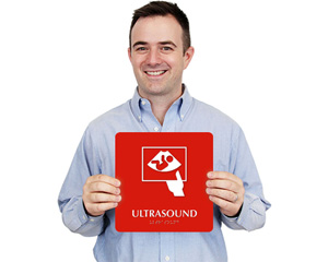  Ultrasound Door Signs