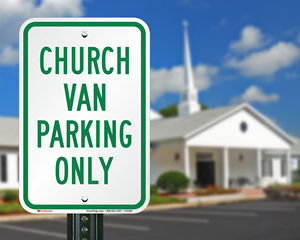 Van Parking Signs
