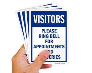 Visitor Security Signs