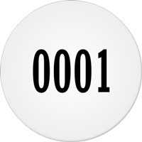 Circular Custom Template  Numbering