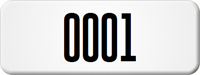 Asset Label with Numbering