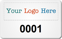 SunGuard Asset Label Company Name with Numbering
