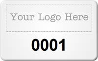Asset Label Company Name with Numbering