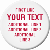 Customizable Circle Tag Add Text Upto 5 Lines