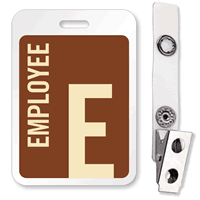 Reusable ID Name Badge