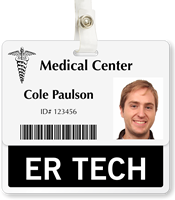 ER Tech Badge Buddy For Horizontal Identity Cards