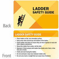 Heavy Duty Laminated Safety Wallet Card